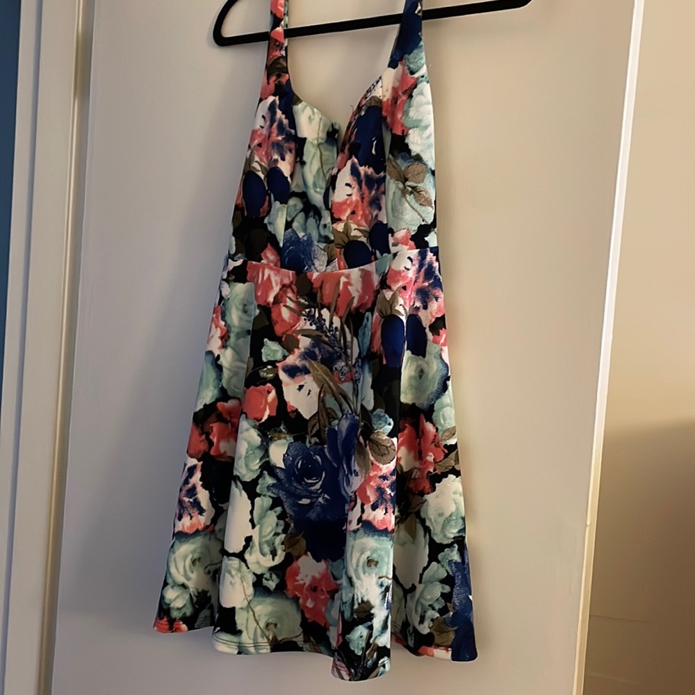 New with tags! Aqua floral dress